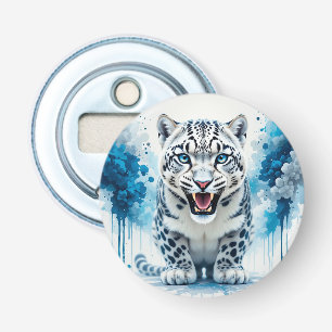 Fierce White Leopard Flaschenöffner