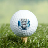 Fierce White Leopard Golfball (Insitu T-Shirt)