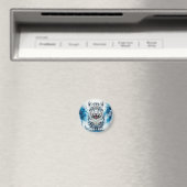 Fierce White Leopard Magnet (In Situ (Geschirrspüler))