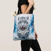 Fierce White Leopard Tasche (Von Nahem)