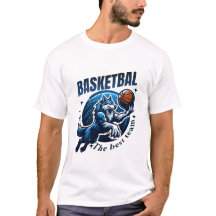 Fierce Wolf Basketball T - Shirt Design