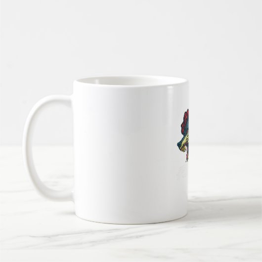 Fierce Wolf Gift Wolves Wild Forest Wolf. Perfekte Kaffeetasse (Links)