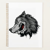Fierce Wolf Head Bold Wild Animal Planer (Vorderseite)