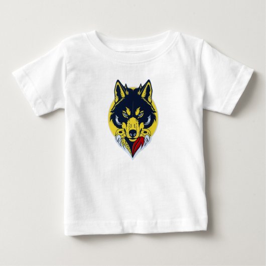Fierce Wolf Head T - Shirt (Vorderseite)