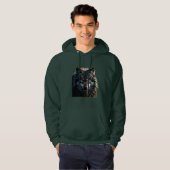 Fierce Wolf – Symbol of Strength and Freedom Hoodie (Vorne ganz)
