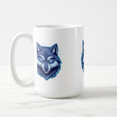 Fierce Wolf – Symbol of Strength and Freedom Kaffeetasse (Links)