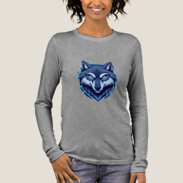 Fierce Wolf – Symbol of Strength and Freedom Tri-Blend Shirt