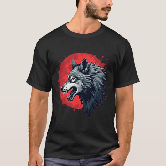 Fierce Wolf T-Shirt (Vorderseite)