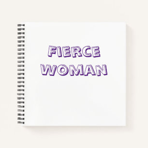 Fierce Woman Notebook Notizblock