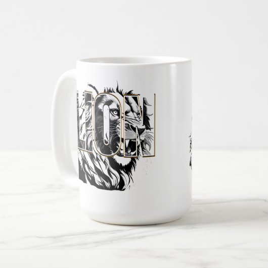 FierceLion Kaffeetasse (Vorderseite Links)