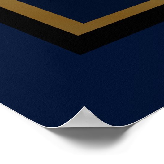 Fiercely Patriotic Eagle Poster (Ecke)