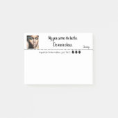 Fierceness Intense Pixel Gaze painting Post-it Klebezettel (Vorderseite)