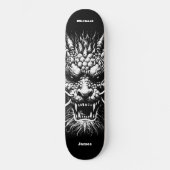 Fiercer Drache Personalisiert Skateboard (Vorderseite)