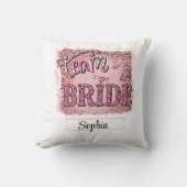Fierces & Fun Team Bride Custom Design Kissen (Vorderseite)