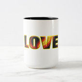 FIERE LIEBE ZWEIFARBIGE TASSE (Mittel)