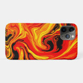 Fiery Abstract Swirls of Emotion Case-Mate iPhone Hülle (Rückseite (Horizontal))