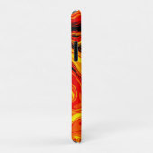 Fiery Abstract Swirls of Emotion Case-Mate iPhone Hülle (Hinten/Rechts)