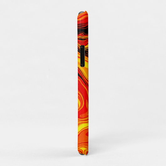 Fiery Abstract Swirls of Emotion Case-Mate iPhone Hülle (Hinten/Rechts)