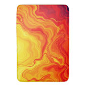 Fiery Abstrakt Flow Art Badematte (Vorderseite Vertikal)