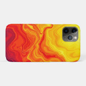 Fiery Abstrakt Flow Art Case-Mate iPhone Hülle (Rückseite (Horizontal))