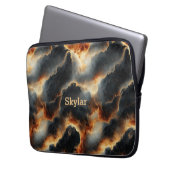 Fiery Abstrakt Lava Marmor Laptop Sleeve - Persona (Vorderseite Links)