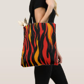 Fiery Abstrakt Pattern Tasche (Von Nahem)