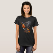 Fiery American Robin Graphic Tees for Men Women Bo (Vorne ganz)