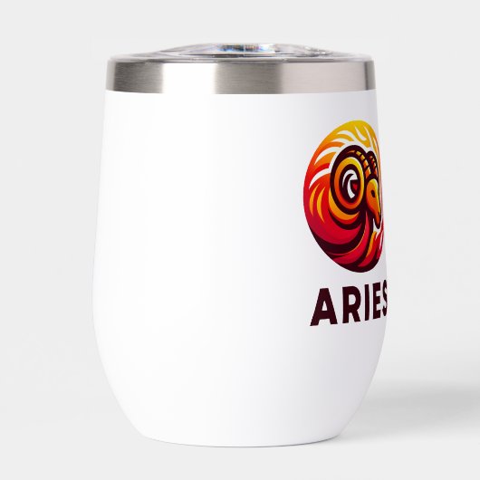 Fiery Aries Astrologie-Zeichen (Vorderseite)