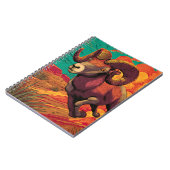 Fiery Aries Zodiac Notebook Notizblock (Linke Seite)
