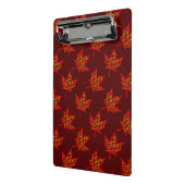Fiery Blätter Mini Klemmbrett (Gewinkelt2)