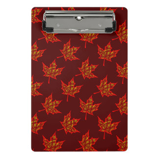 Fiery Blätter Mini Klemmbrett