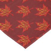 Fiery Blätter Tischdecke (Schrägansicht)