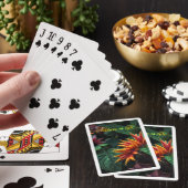 Fiery Bloom vom verzauberten Dschungel Spielkarten (In Situ)