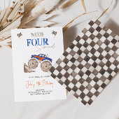 Fiery Blue Monster Truck 4. Einladung