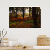 Fiery Bracken Print Poster (Küche)