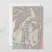 Fiery Carousel Party Einladung (Rückseite)