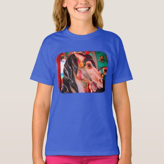 Fiery Carousel Pferse T-Shirt (Vorderseite)