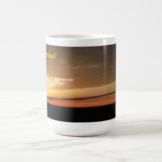 Fiery Cleveland Sunset 2024 Kaffeetasse (Mittel)