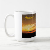 Fiery Cleveland Sunset 2024 Kaffeetasse (Links)