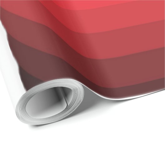 Fiery Contrast: Red & Black Luxe Geschenkpapier (Rolleneckpunkt)