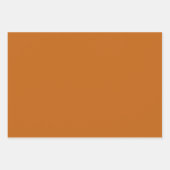Fiery Coral Copper Orange Shades 3 Tones Geschenkpapier Set (Vorderseite 3)