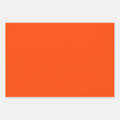 Fiery Coral Copper Orange Shades 3 Tones Geschenkpapier Set (Vorderseite 2)