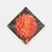 Fiery Dahlia Serviette (Ecke)