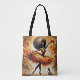 Fiery Dance of Resilience Tote Bag Tasche