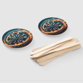 Fiery Dartboard mit Bullseye Explosion Fächer (Non-assembled)