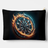 Fiery Dartboard mit Bullseye Explosion Zubehörtasche (Rückseite)