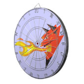 Fiery Devil's Head_Flammspucken Dartscheibe (Vorderseite rechts)