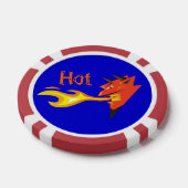 Fiery Devil's Head_Hot_En Fuego Pokerchips (Einzeln)