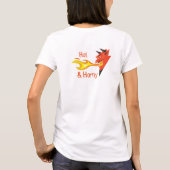 Fiery Devil's Head_Hot & Horny T-Shirt (Rückseite)