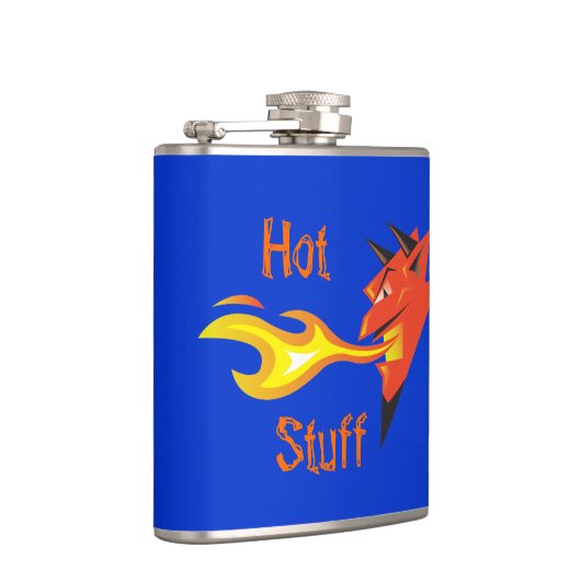 Fiery Devil's Head_Hot Stuff Flachmann (Rechts)